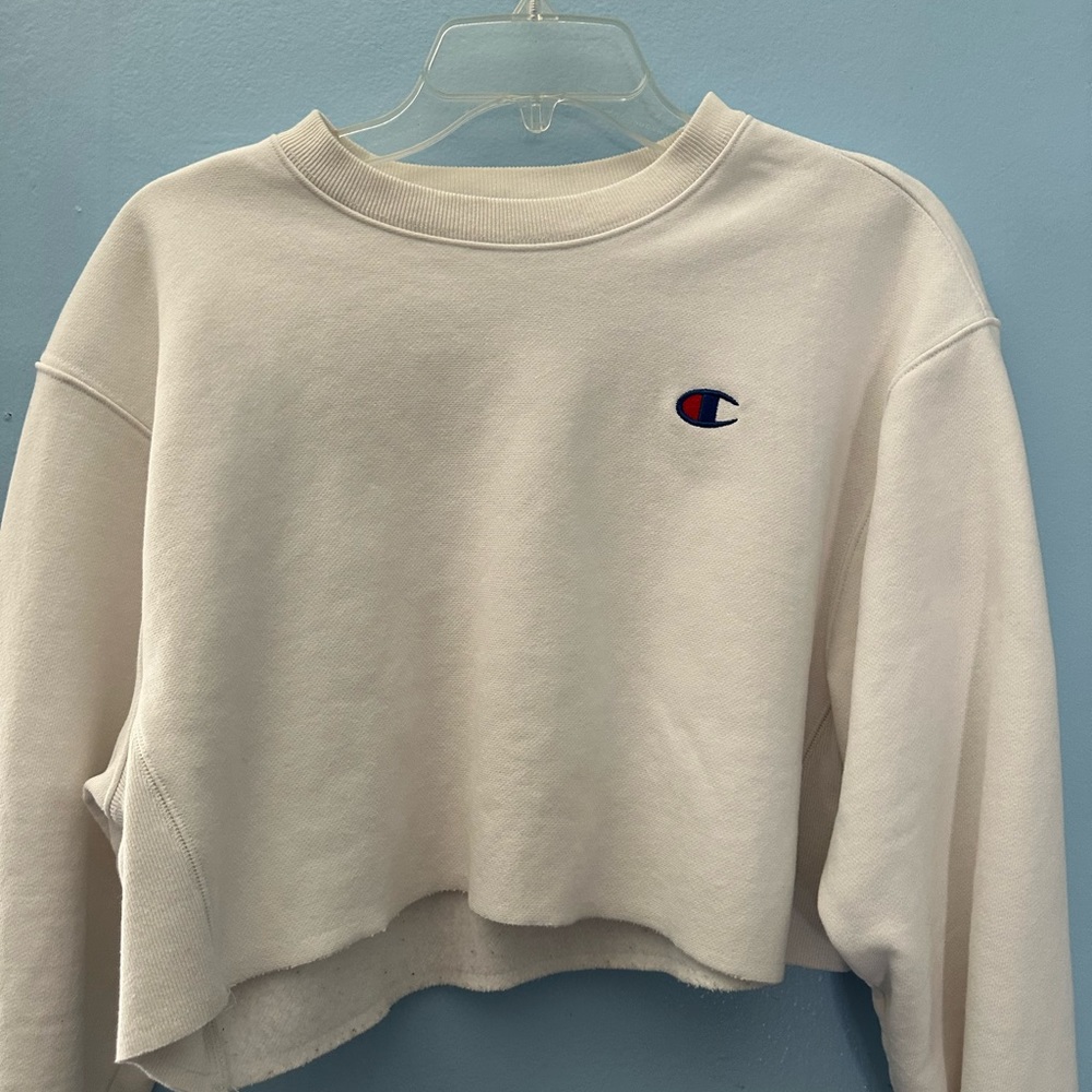 Champion reverse weave cropped sweatshirt